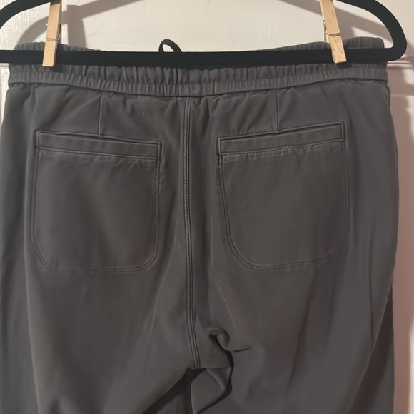 Athleta Gray Cotton Twill Farallon Jogger Women's Pants Size 2 - Picture 7 of 9
